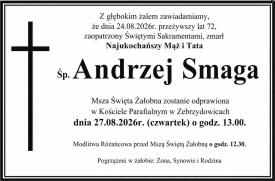 NEKROLOG - Andrzej Smaga.