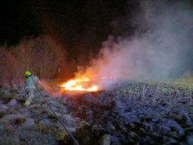 Nocna interwencja strażaków w Łętowni. 