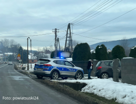 Kolizja dwóch samochodów w Budzowie.