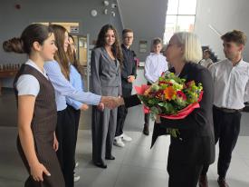 Wicemarszałek Sejmu RP spotkała się z Młodzieżową Radą Miasta Maków Podhalański.