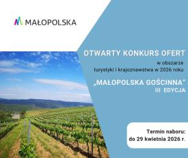 Fundusze na turystykę czekają! „Małopolska Gościnna” szansą dla organizacji z powiatu suskiego