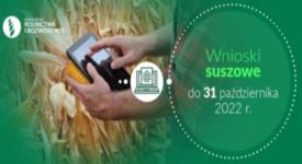 Wydłużenie terminu składania wniosków elektronicznych o oszacowanie szkód powstałych w wyniku suszy w 2022 r.