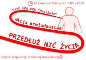 „Przedłuż nić życia” – akcja krwiodawstwa w Suchej Beskidzkiej