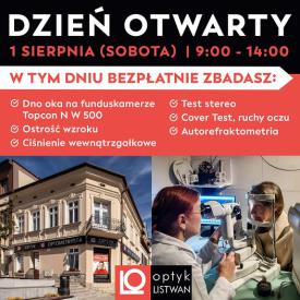 Optyk Listwan:  Zadbaj o swój wzrok – skorzystaj z bezpłatnych badań! 