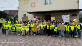 Odblaski ratują życie – lekcja bezpieczeństwa w Budzowie.