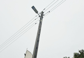 Śleszowice: poprawa widoczności przy parkingu przy cmentarzu.