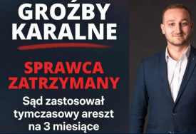 Jest areszt w sprawie gróźb kierowanych do członka Zarządu Powiatu Wadowickiego.