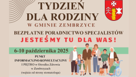 „Tydzień dla Rodziny” w Gminie Zembrzyce – bezpłatne wsparcie dla mieszkańców.