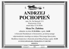 Nekrolog: Andrzej Pochopień. 