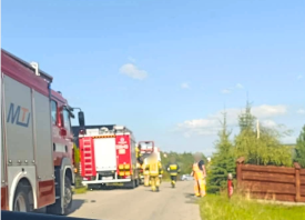 Zawoja. Motocyklista wypadł z drogi. Policjanci ujawnili ważny fakt.