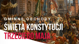 Zaproszenie na obchody Święta Konstytucji Trzeciego Maja w Skawicy.