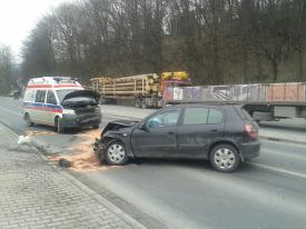 Sucha Beskidzka: Wypadek na drodze krajowej