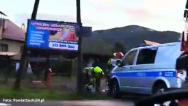 17-latek po alkoholu wsiadł za kierownicę. Auto zakończyło jazdę na ogrodzeniu!