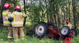 Tragiczny wypadek w Grzechyni. Zginął 72-letni mężczyzna