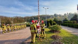 Uroczysta zmiana służby z okazji Dnia Flagi Rzeczypospolitej Polskiej