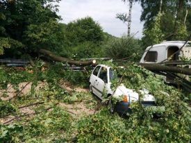 POWIAT: Podsumowanie skutków wichury