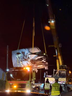 Szczegóły dzisiejszego zdarzenia drogowego w Makowie Podhalańskim. 