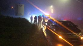 Sucha Beskidzka: Kolizja trzech pojazdów. Jedna osoba przewieziona do szpitala