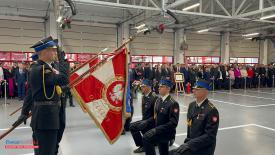 Nowa strażnica PSP w Wadowicach oficjalnie otwarta. Uroczyste przekazanie obiektu i sztandaru.