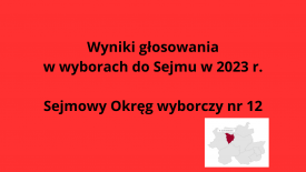 Wyniki głosowania w wyborach do Sejmu w 2023 r. sejmowy Okręg wyborczy nr 12. 
