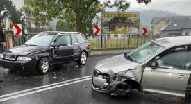 Maków Podhalański: Skoda wjechała w Audi