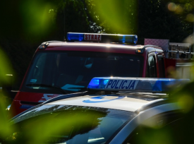 Zdarzenie drogowe w Zembrzycach – dwie osoby trafiły do szpitala.
