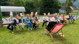 Szkoła Podstawowa w Kojszówce - akcja Czytanie na Polanie.