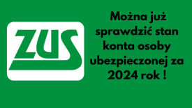 Na PUE/eZUS można już sprawdzić stan konta osoby ubezpieczonej za 2024 rok.