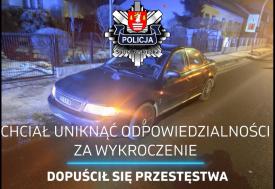Audi i pościg w Makowie Podhalańskim. 17-latek zatrzymany