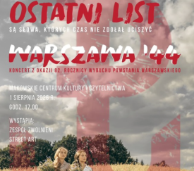 „Ostatni list” wybrzmi w Makowie Podhalańskim. Wyjątkowy koncert już 1 sierpnia.