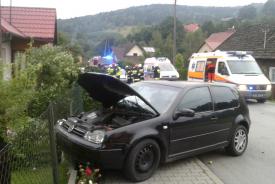 Wypadek w Lachowicach. Dwie osoby przewione do szpitala