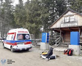 Babia Góra - nagła utrata przytomności na szlaku, interweniował GOPR.
