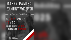 II Marsz Żołnierzy Wyklętych im. Jana Sałapatka &quot;Orła&quot; w Suchej Beskidzkiej. 